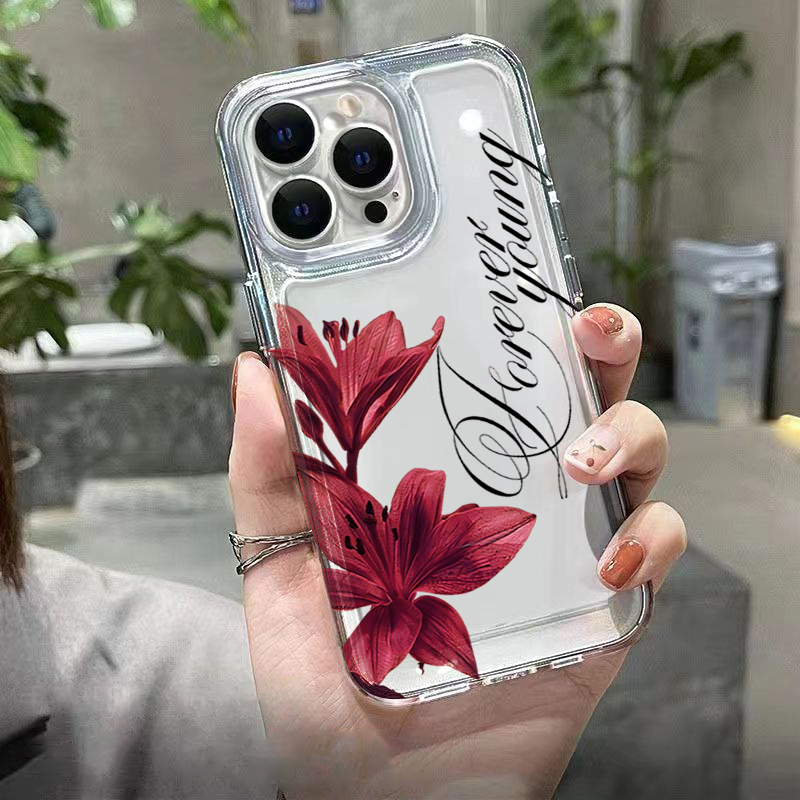 Burgundy Lily English Letter P - Phone Cases Xr Iphone recension och pris