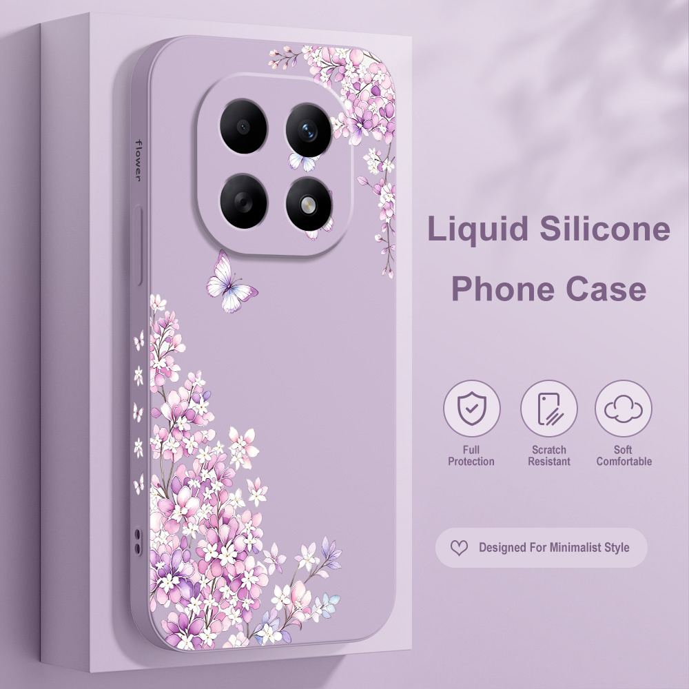Violet Floral Phone Case For X - Phone Cases Xiaomi 15 recension och pris
