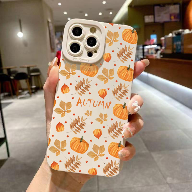Autumn Maple Leaves Pumpkin Pa - Phone Cases Xiaomi 15 recension och pris