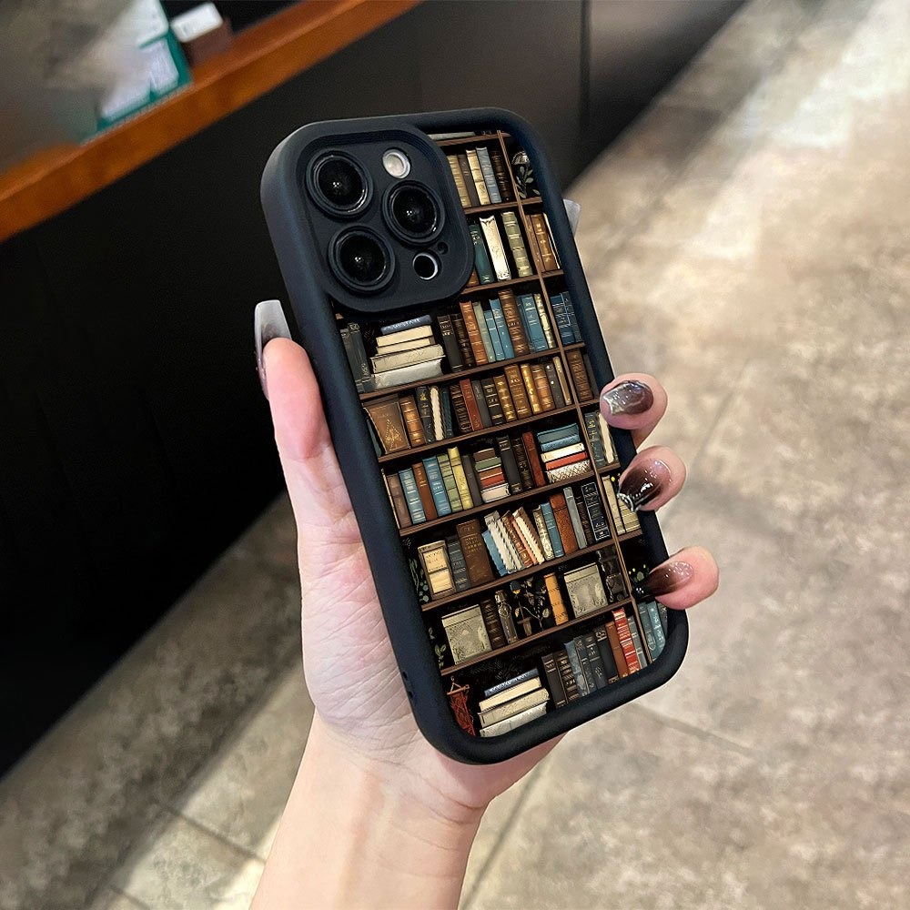Book Shelf Creative Pattern Ph - Phone Cases Iphone 13 recension och pris