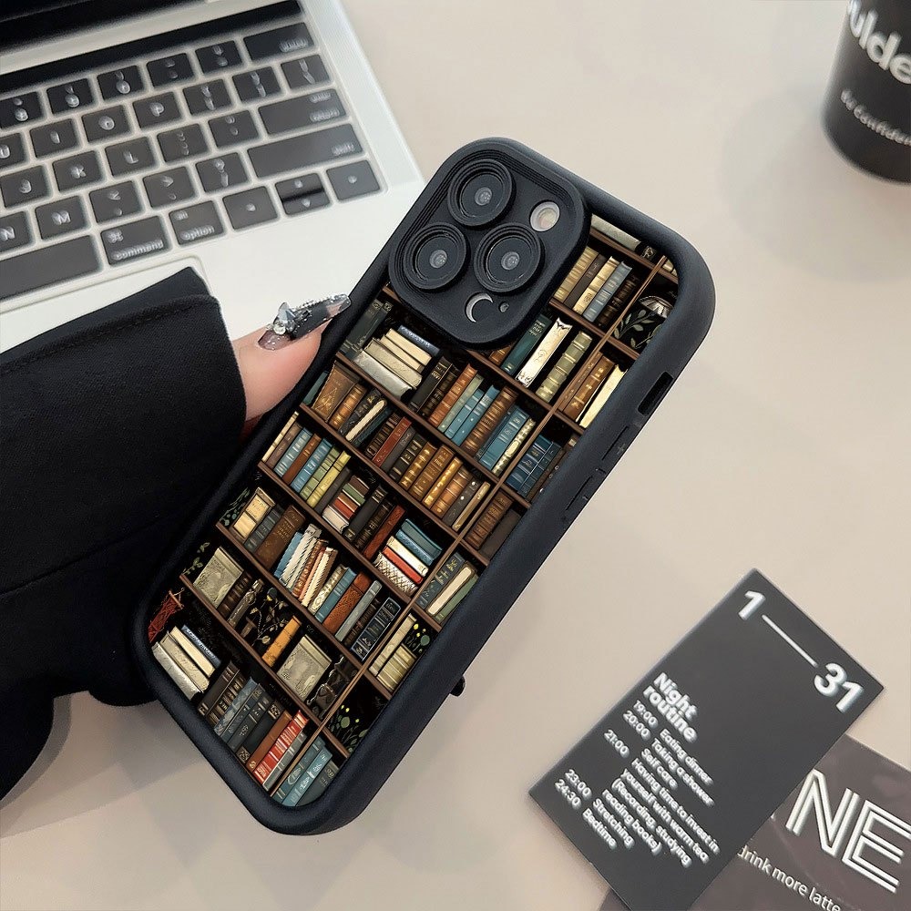 Book Shelf Creative Pattern Ph - Phone Cases Iphone 13 recension och pris