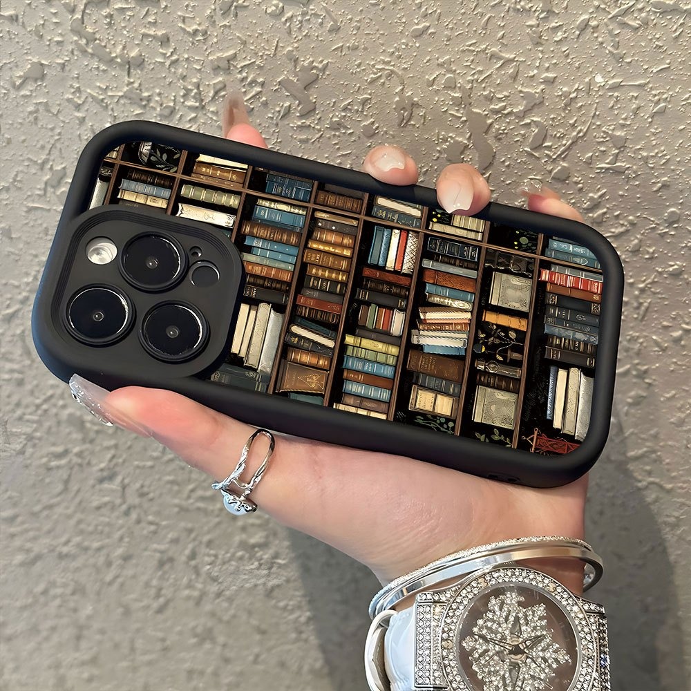 Book Shelf Creative Pattern Ph - Phone Cases Iphone 13 recension och pris