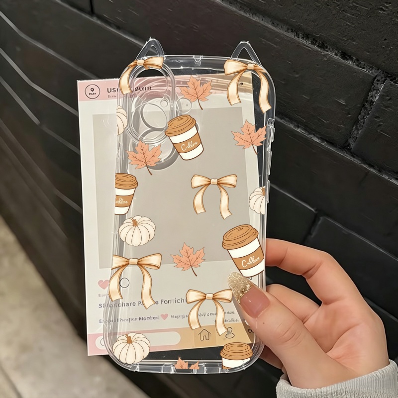 Autumn Pumpkin Falling Leaves  - Phone Cases Iphone 13 recension och pris
