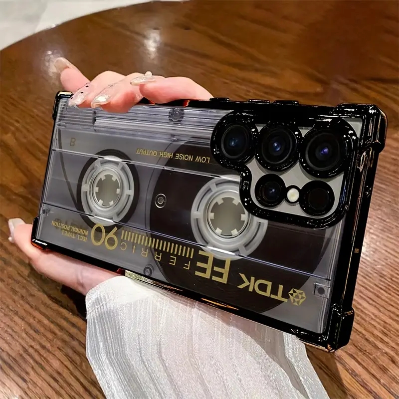 Retro Cassette Pattern Plating - Phone Cases Galaxy A16 5G recension och pris