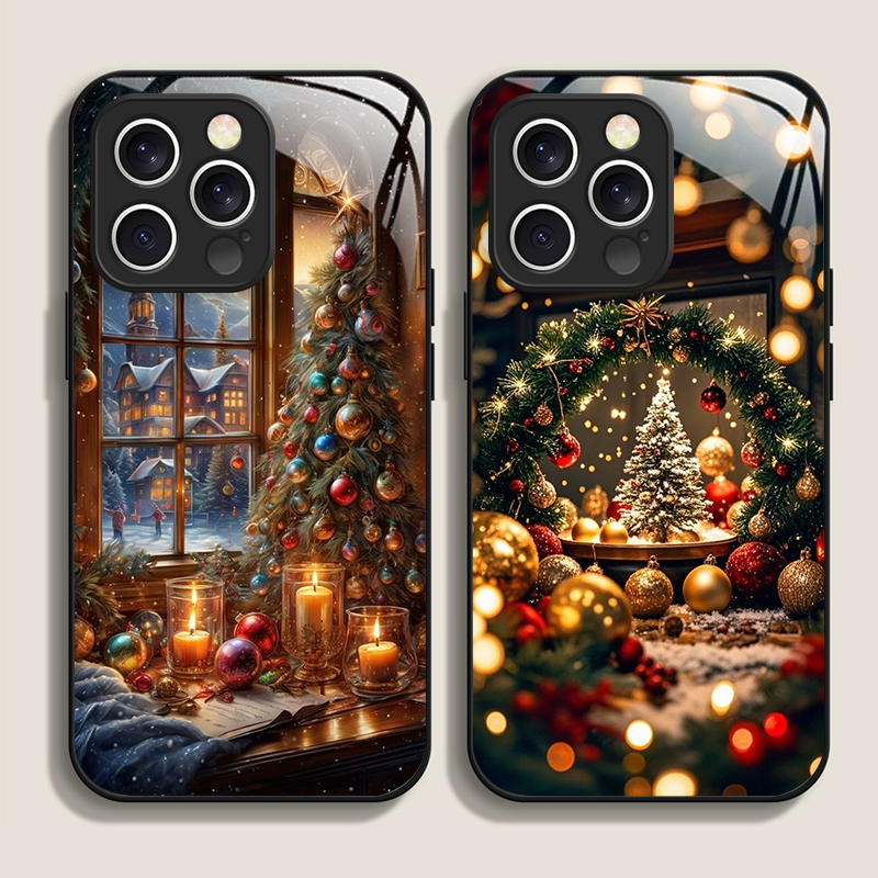 Christmas Tree Gift Snowy Town - Phone Cases Xr Iphone recension och pris