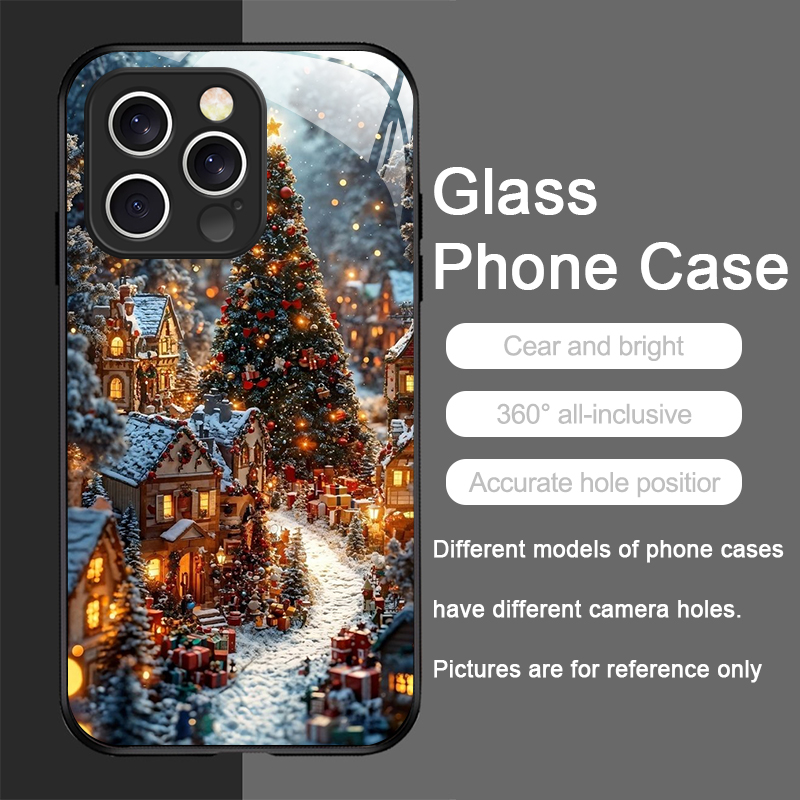 Christmas Tree Gift Snowy Town - Phone Cases Xr Iphone recension och pris