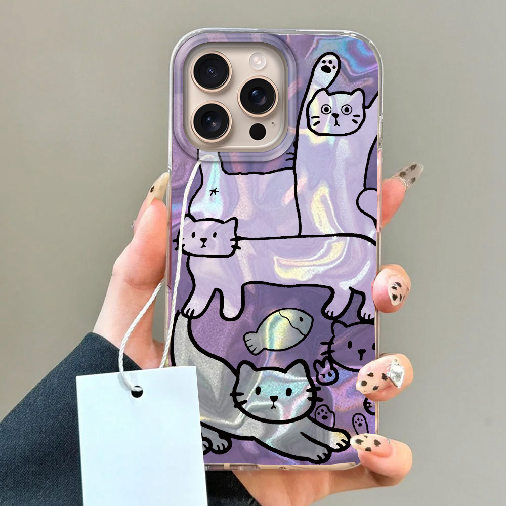Purple Line Cat Fish Water Tex - Phone Cases Xr Iphone recension och pris