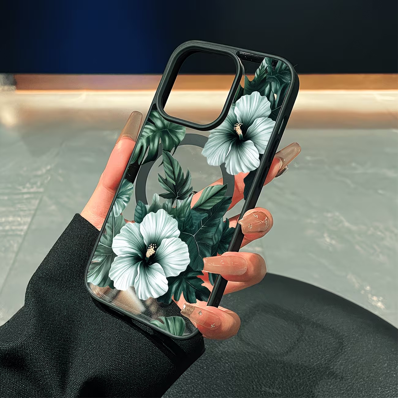 Green Floral Print Phone Case  - Phone Cases Xr Iphone recension och pris
